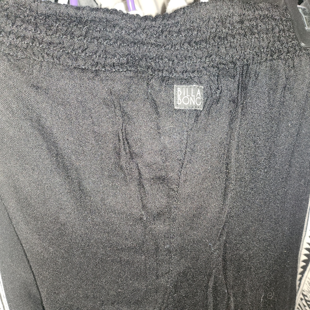 Billabong Pant M black lounge ⛱️ beach NEW Condition - Picture 6 of 7
